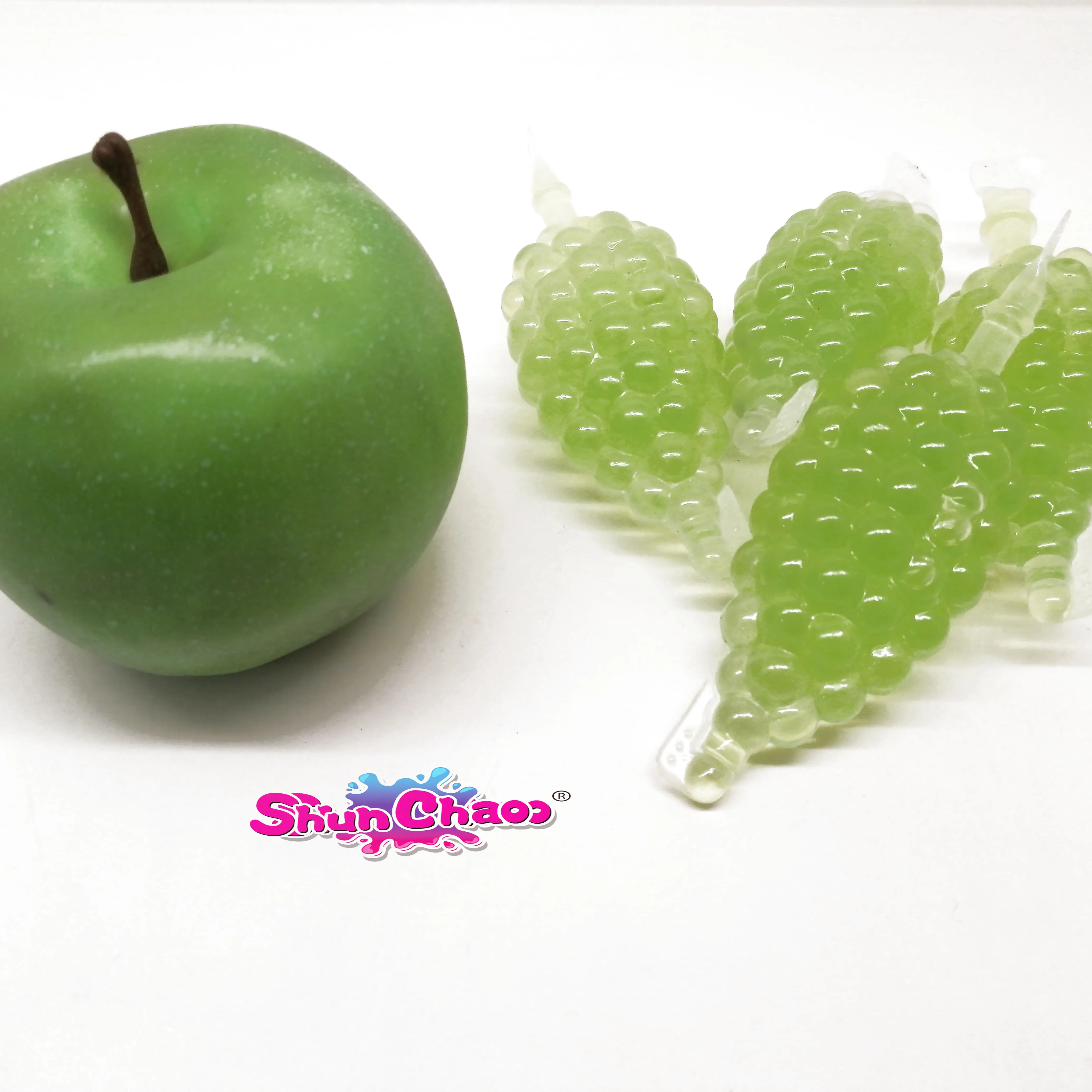 2022 New Packing Fruit Flavor Rolling Ball Licking Jelly Jam Liquid Candy