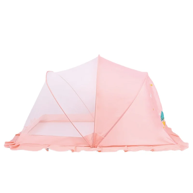 Transparent Mosquito Net Artifact Round Proof Cover Foldable Newborn Baby Mongolia Full