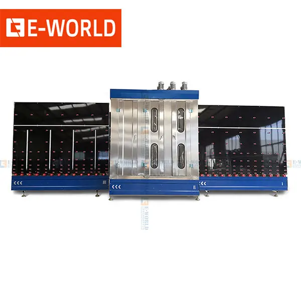excellent quality vertical glass washing machine insulating glass washing machinery machine to clean and dry glass