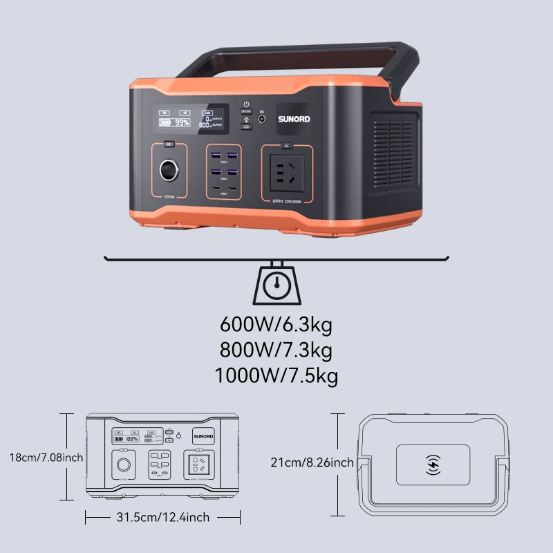 Waterproof Portable Delta 1000Watts Power Station 600w for Pv 200kw 1 Mw Solar Energy System Price Solar Plant Project