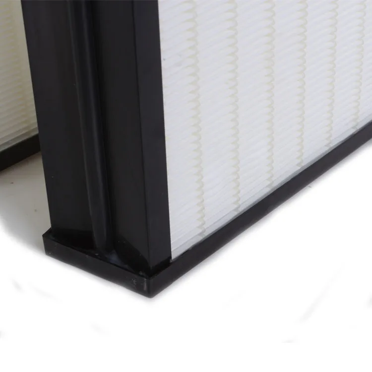 
China excellent manufacturer custom large filter area plastic frame hepa v bank air filter 