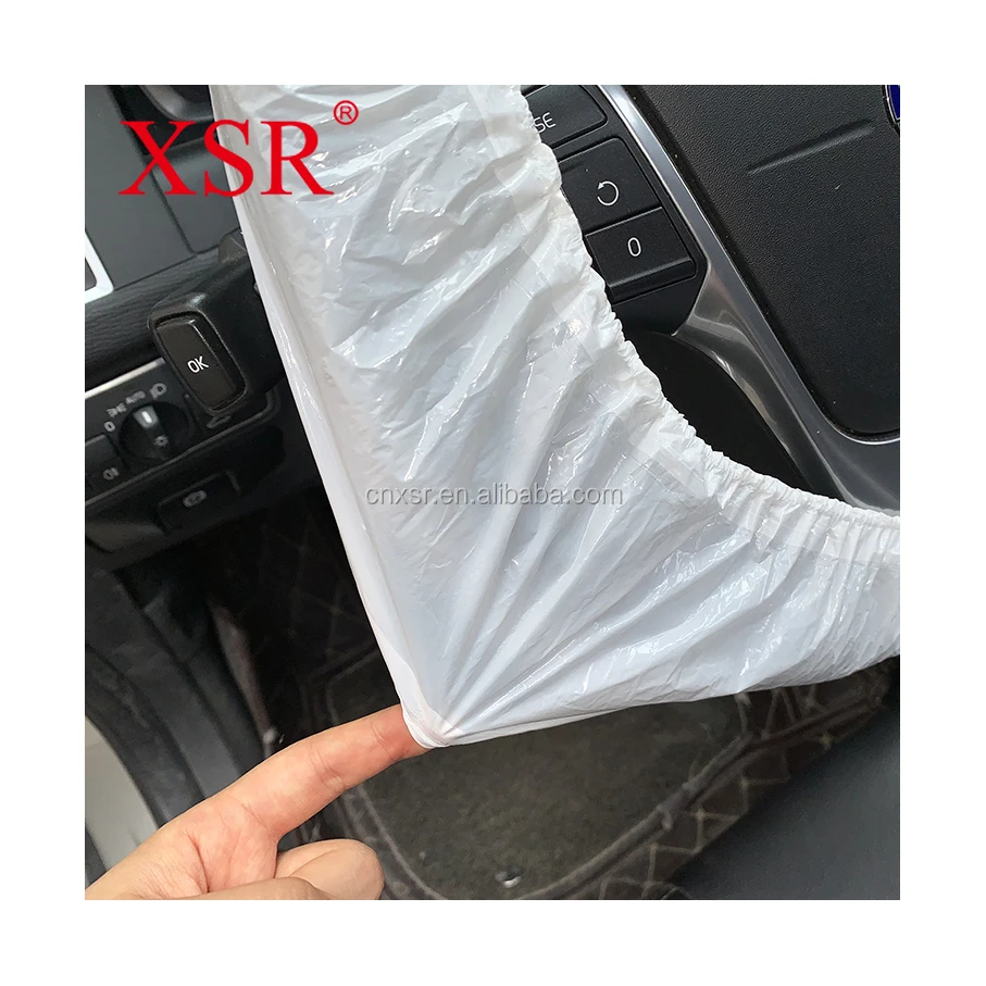 Car Steering Wheel Cover With Elastic Cord Car Cover Automotive Interior Protection