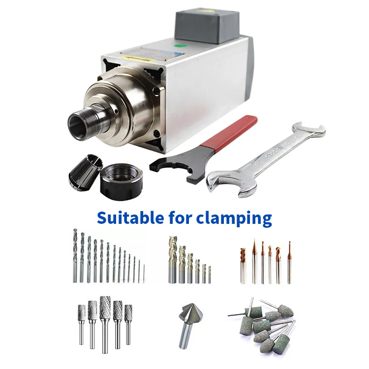 Cheap Price  2.2KW Spindles High Speed 3000rpm/min Cnc Router Spindle Motor for aluminium drill milling