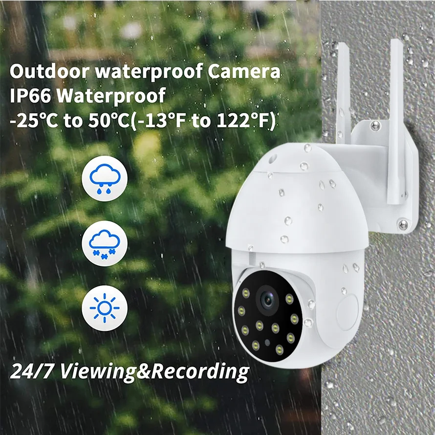 4MP IP Camera Outdoor WiFi Home Security Camera Wireless Surveillance WiFi Bullet Waterproof IP Video HD Camara