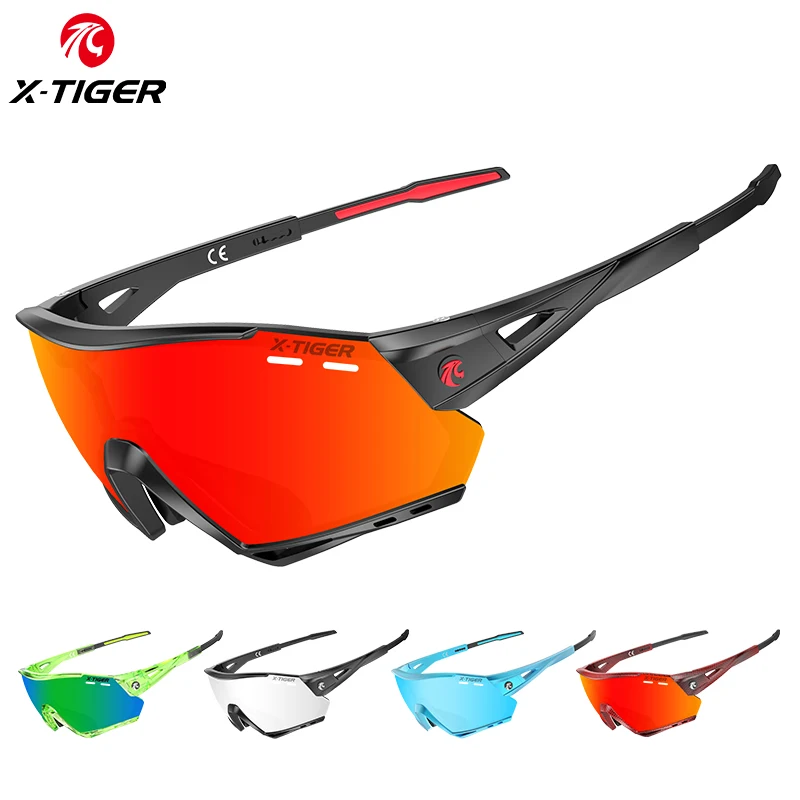 X-TIGER Polarized Cycling Glasses Outdoor Cycling Goggles Bike Glasses Sports MTB Bicycle Sunglasses Bike Eyewear