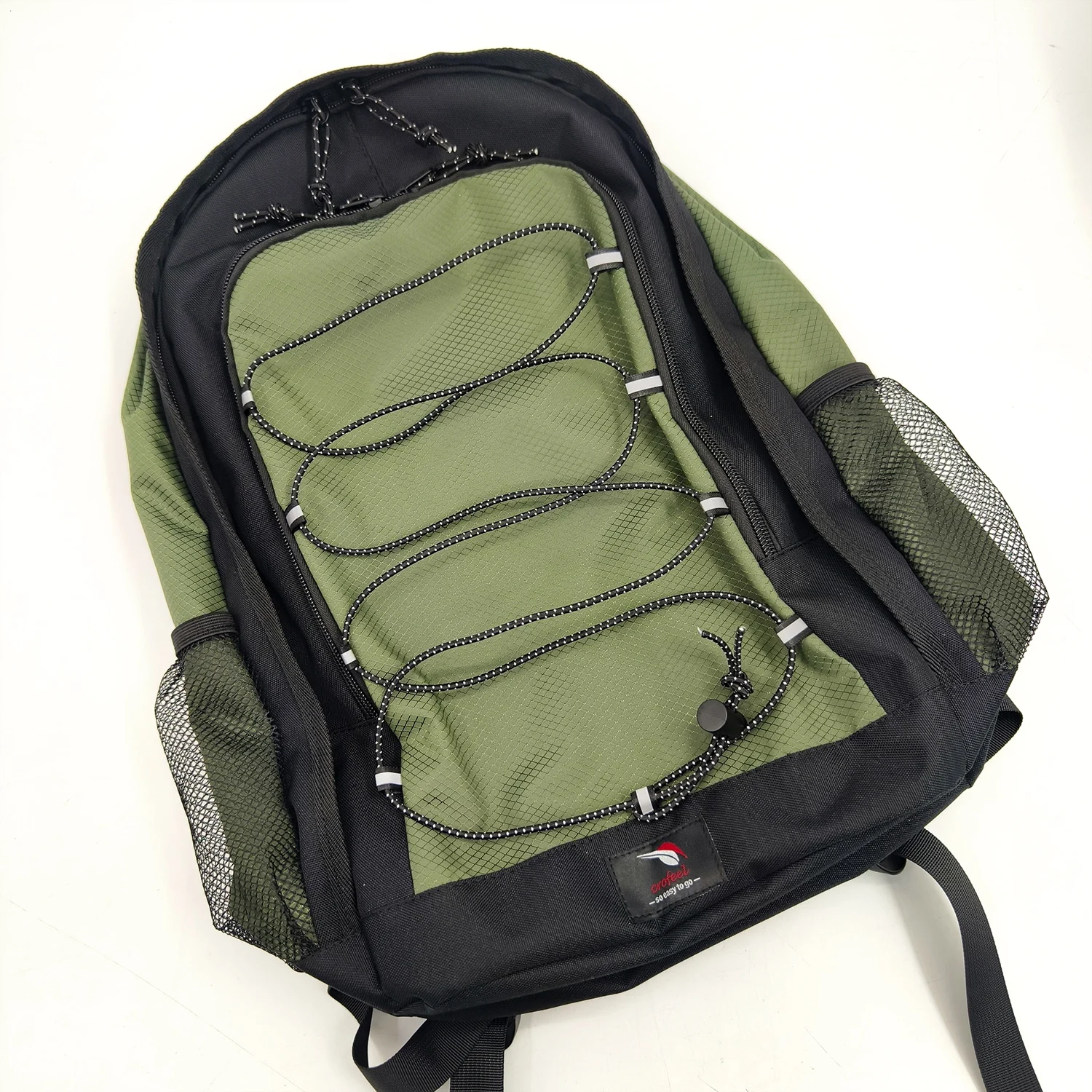 Unisex Outdoor Hiking Backpack Waterproof Ripstop Nylon Sport Bagpack Zipper Closure Custom Soft Backpack College School bag