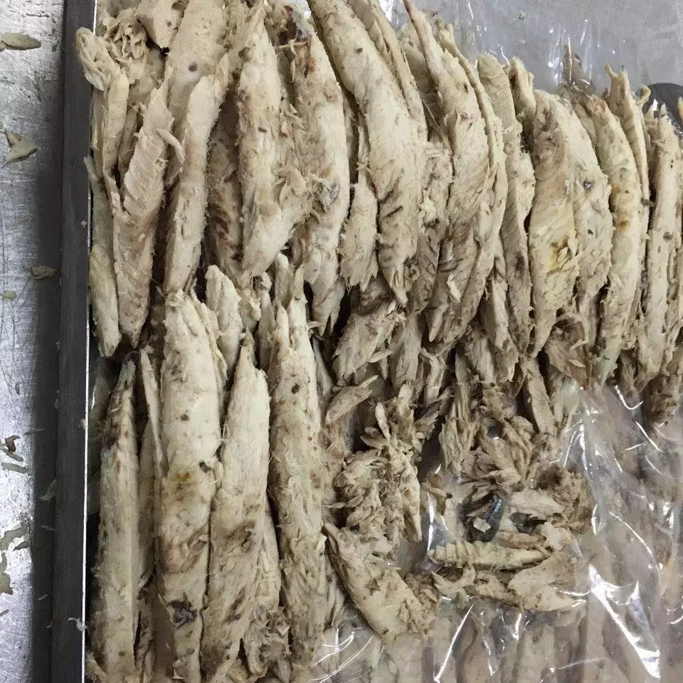 Fillet Part Single Clean Frozen Cooked Tuna Skipjack Loin with flakes 10 Percent precooked tuna loin
