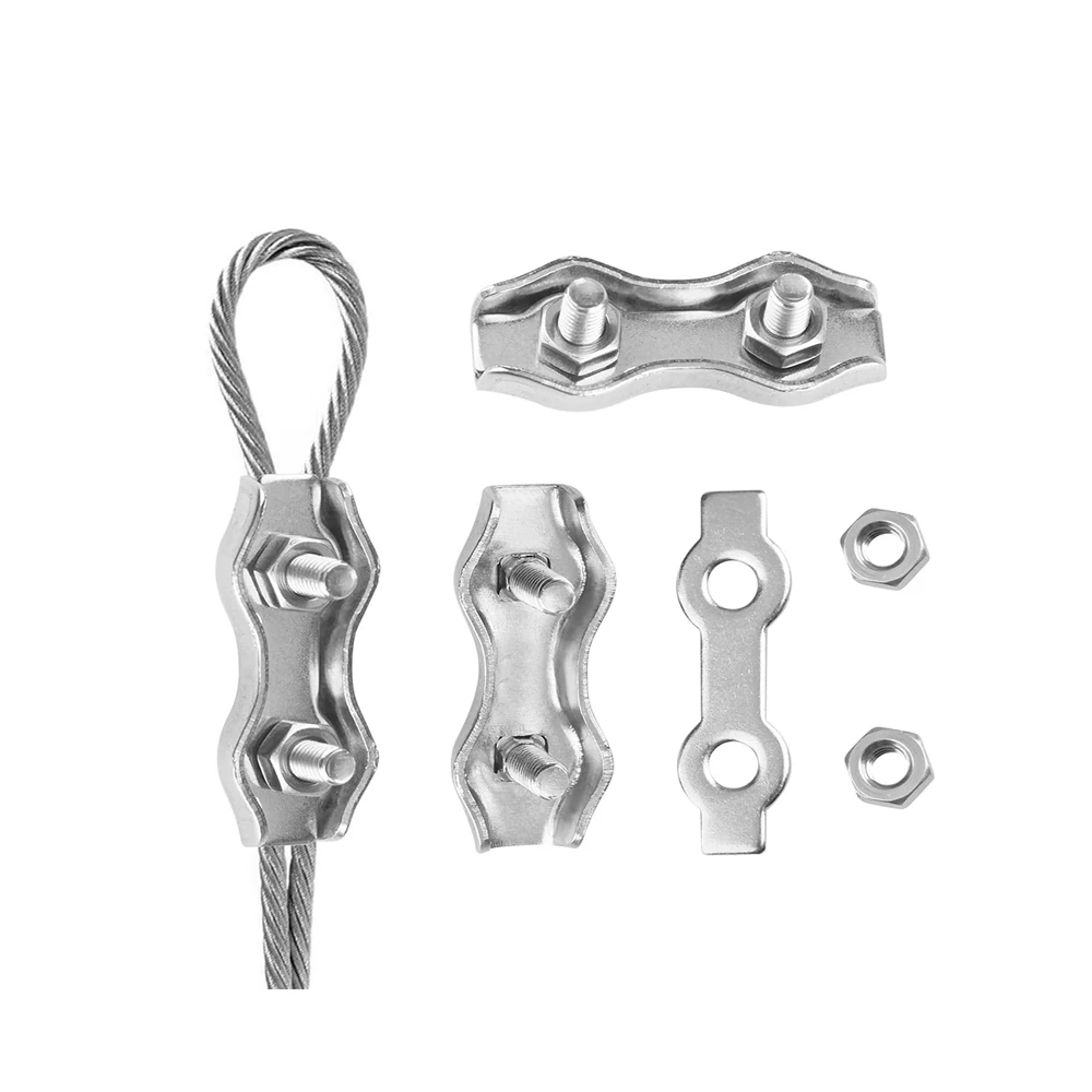 Rigging Hardware Outlet Duplex Wire Rope Clip For Fixed Wire Rope