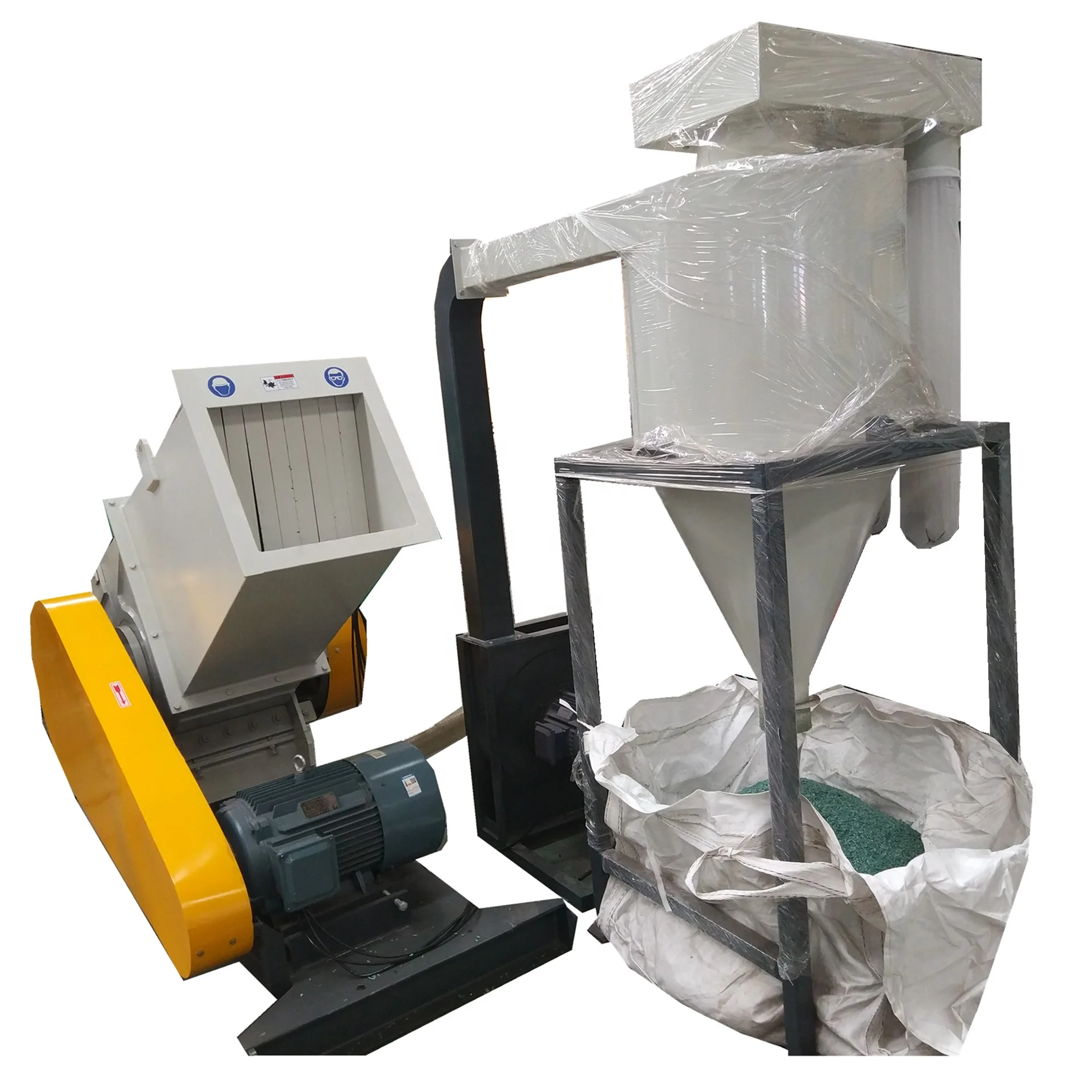 waste plastic pipe crusher shredder machine for wast profile pvc