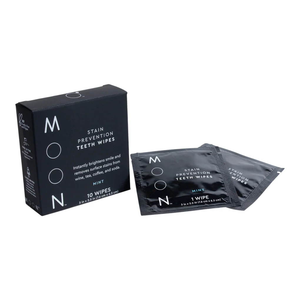 OEM Customized Dental Care Teeth Finger Removing Surface Stains Teeth Whitening Wipes