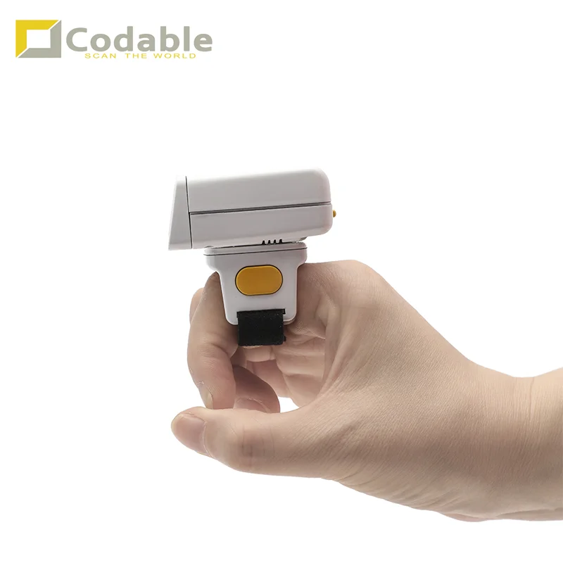 Codable RS7300 BL Mini Laser Ring Wearable Barcode Scanner Wireless for laptop iphone