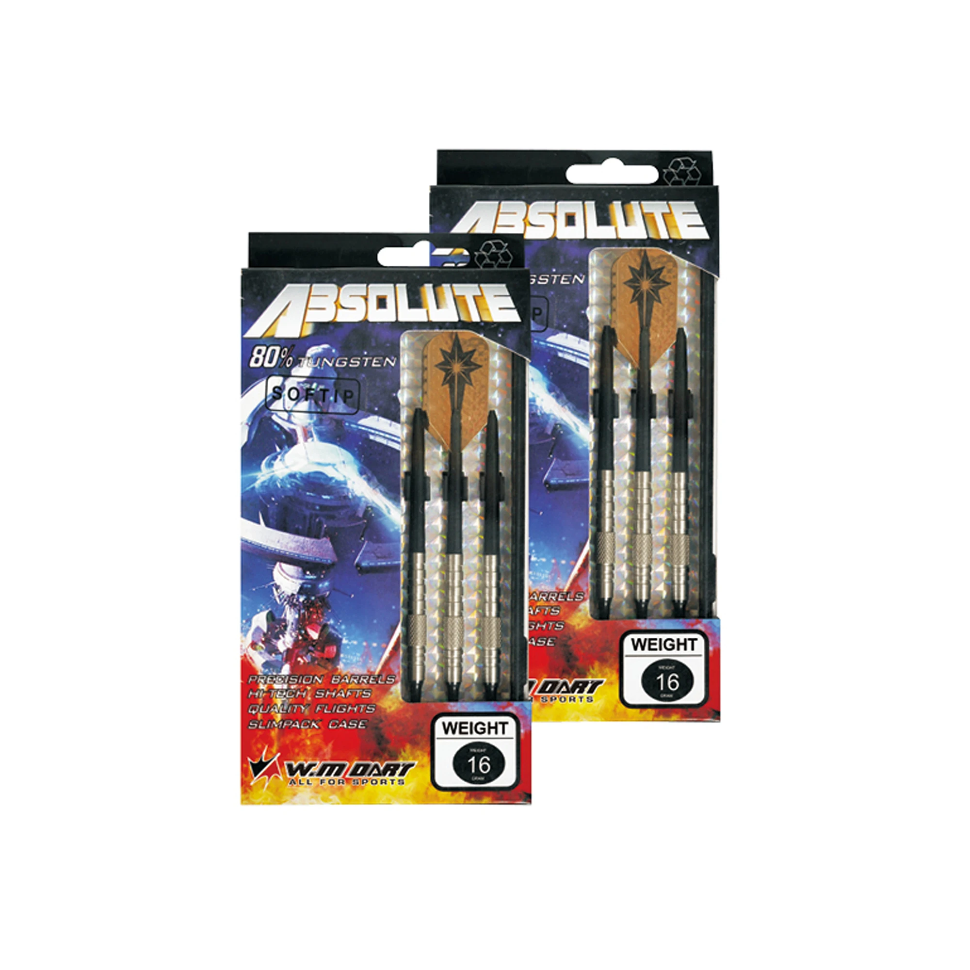 Win.max 16G 80% Tungsten steel darts set for electronic dartboards