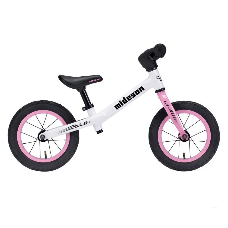 light weight walking balance aluminium baby running bicycle kids bike  for children pink