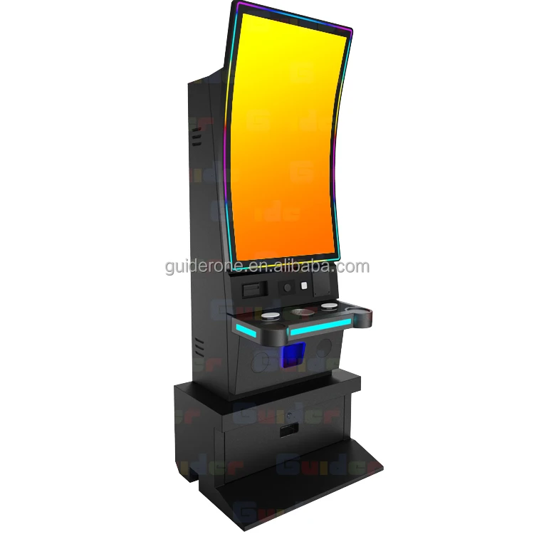2024 New Arrival 43 Inch Curved 4k Touch Monitor Cabinet Usb Charging Machine Superior Skill Game