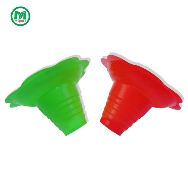 Stock Disposable PET PS 80ml 150ml 250ml 450ml Sundae Smoothie Gelato Cone Flower Shape Ice Cream Plastic Cup