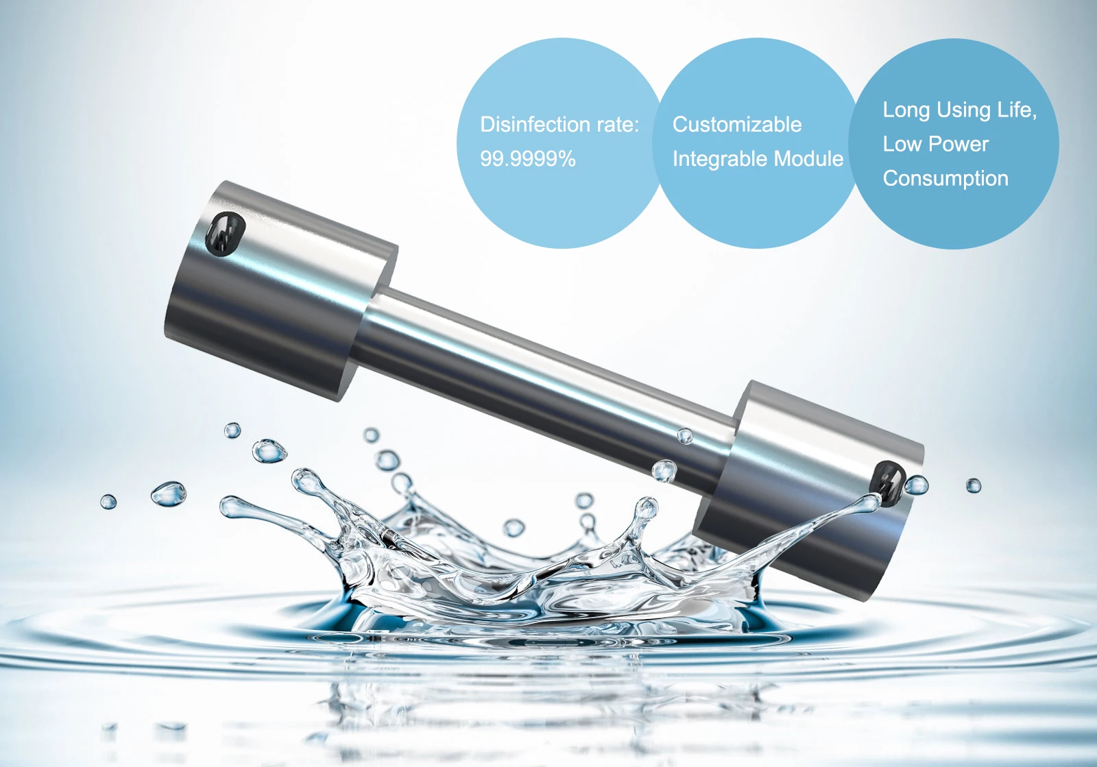 UVC-LED потока жидкости обеззараживания воды модуль