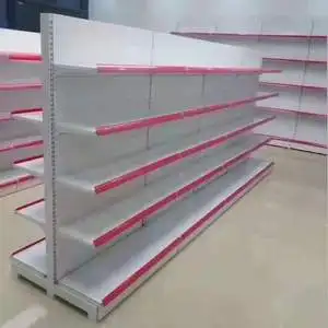 Customized Metal Steel Display Supermarket Wall Gondolas Gondola Shelving Light Medium Duty Gondola Rack and Shelves
