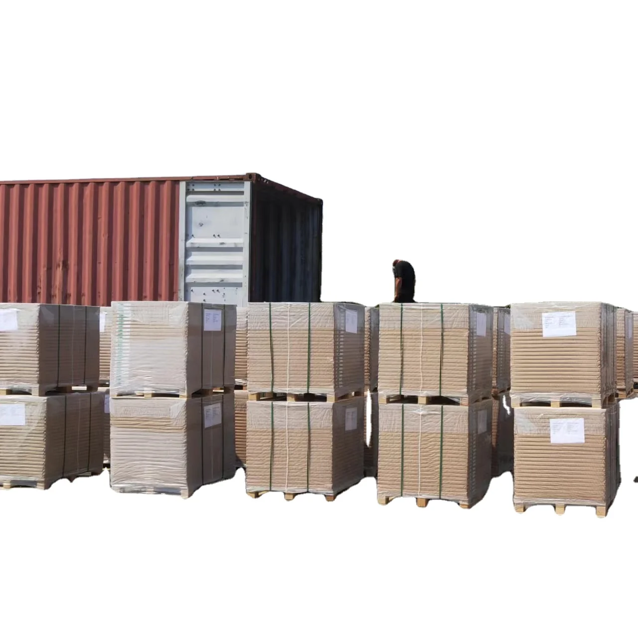 White cardboard paper/FBB /Ivory card board paper in sheet /roll duplex board printed carton corrugated box hard grey chip board