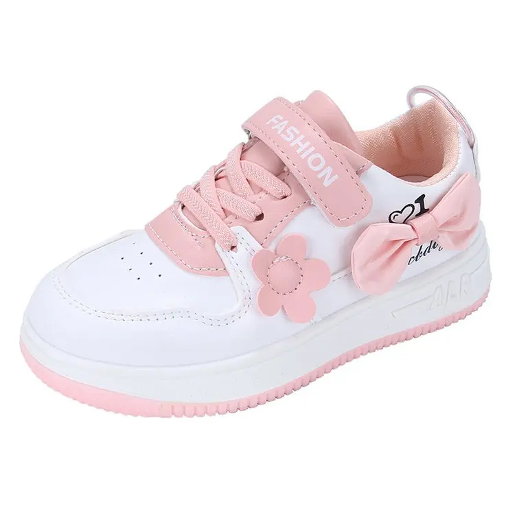 Wholesale Fashion Children Shoes Girls School Outdoor Casual Shoes Kids Sweet Princess Shoe for kids