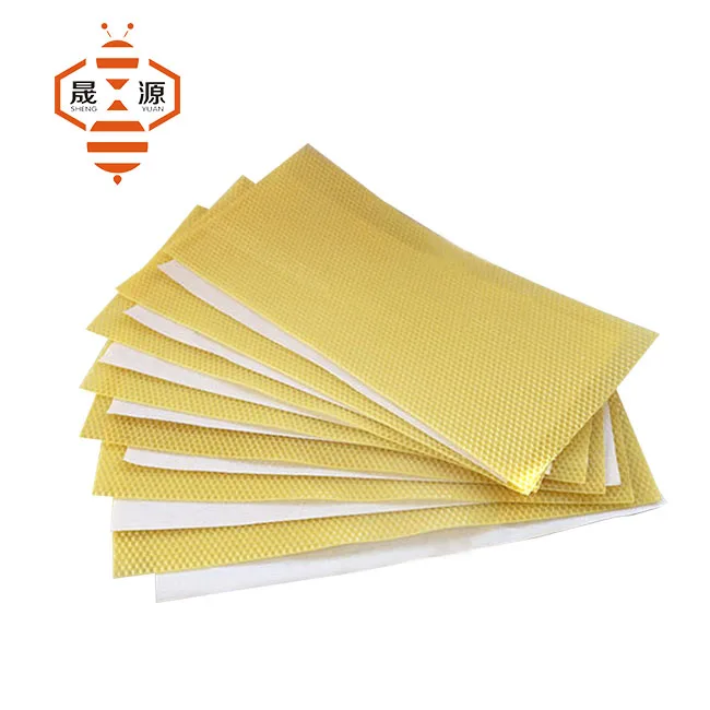 Pure Natural Honey Comb Beeswax Sheets White Beeswax Foundation Sheet