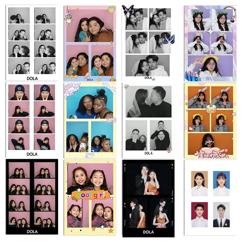 Photobooth Backdrop Instant Printer New Polaroid Photo Booth Packing for Wedding Party Events HOT SALE