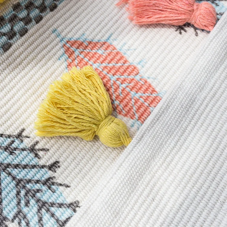 2021 новый индивидуальный богемный настенный гобелен шелковый с принтом ворсовый декор для детской комнаты хлопковый Тканый гобелен настенный Подвесной Настенный художественный Декор