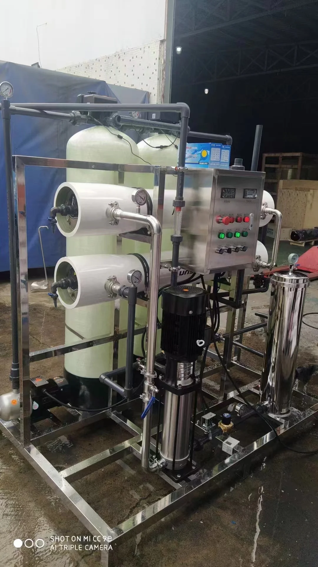 RO water filtration system Small Water Treatment Equipment Groundwater Well Reverse Osmosis RO Filter Mineral Water Making