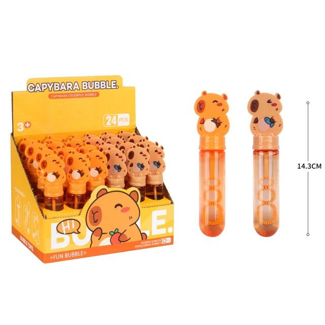 Cute Capybara Mini Bubble Wands Party Favors for Kids