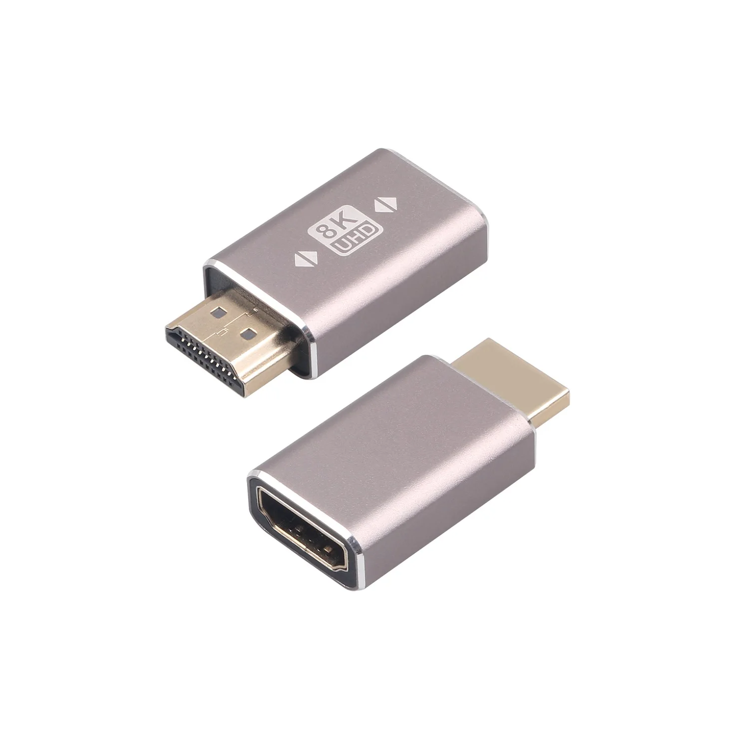 HDMI 8K Adapter Male to Female Couple Extender Connector for HDTV 1080P 2.1 Extension Converter