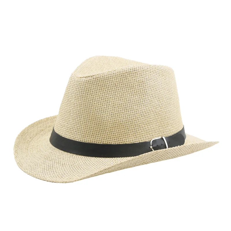 HT-319 Paper Weave Straw Beach Hats Women High Quality Straw Cowboy Hats Materials Design