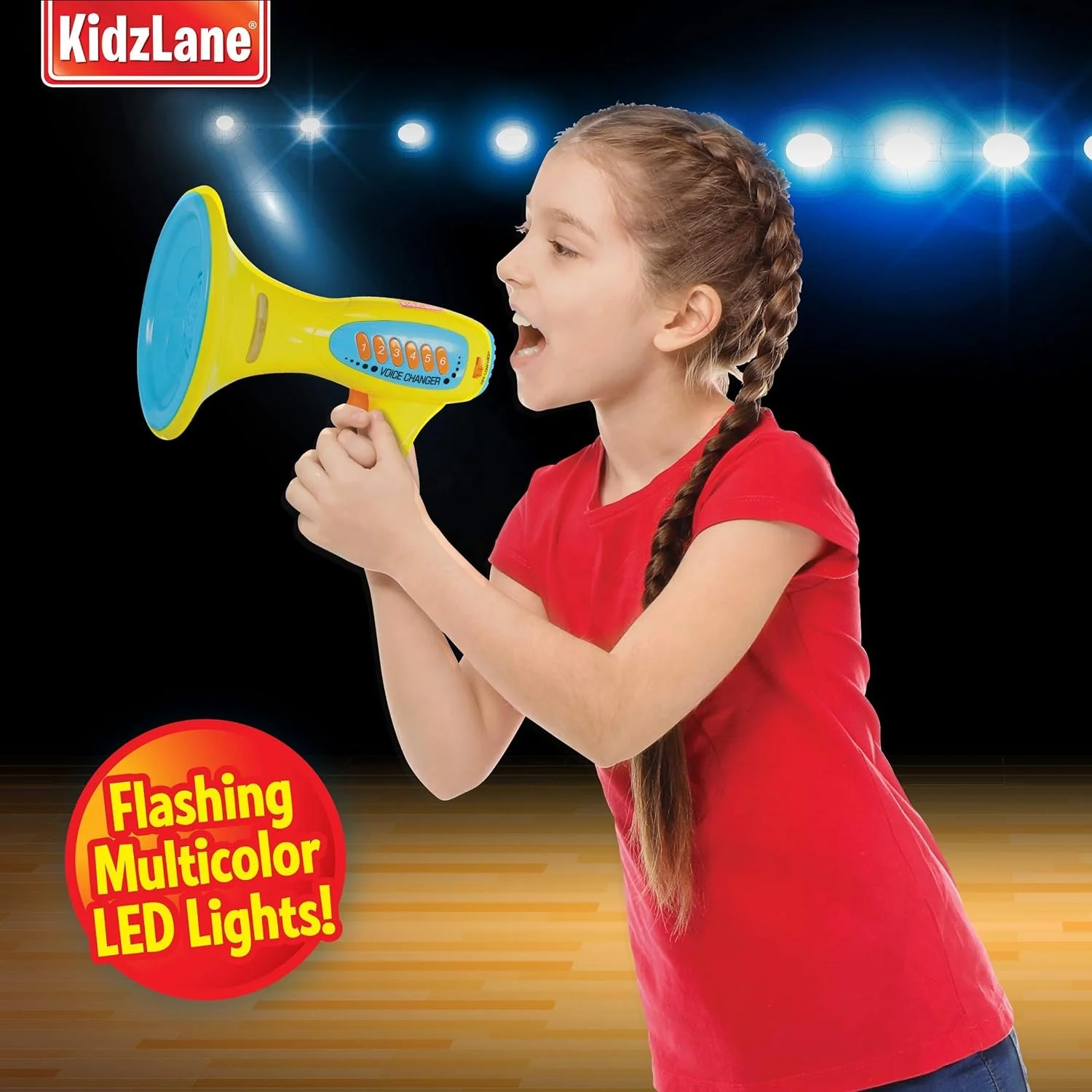 Voice Changer toy for Kids with LED Lights, and 5 Different Sound Effects