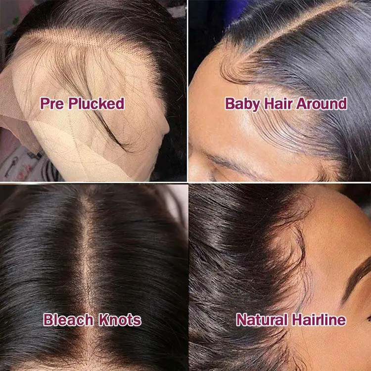 FH vendor vrigin hair lace front wigs pre pluck swiss lace closure hd lace frontal wigs brazilian natural human hair wigs