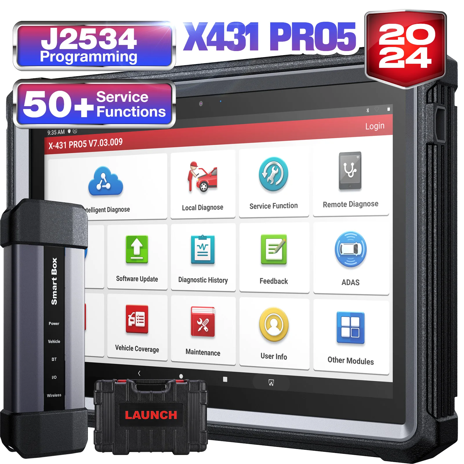 Запуск x431 pro5 PRO OBD Интеллектуальный диагностический двойной режимы smartlink ecu программирование кодирование удаленный сканер