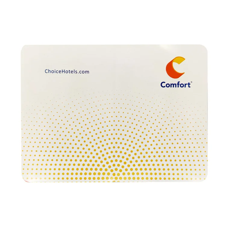 Customize Coated Paper Hotel Key Card Envelopes Room Key Card Holder Card Sleeve