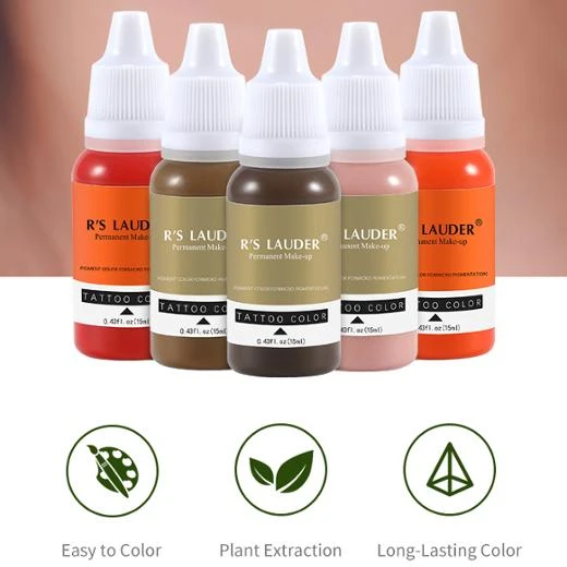 15ml Micropigment Permanent Makeup Tattoo Ink Eyebrow Eyeliner Lip Microblading Pigment