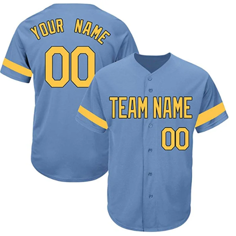top sale custom logo 100% polyester mesh blank baseball jersey for men