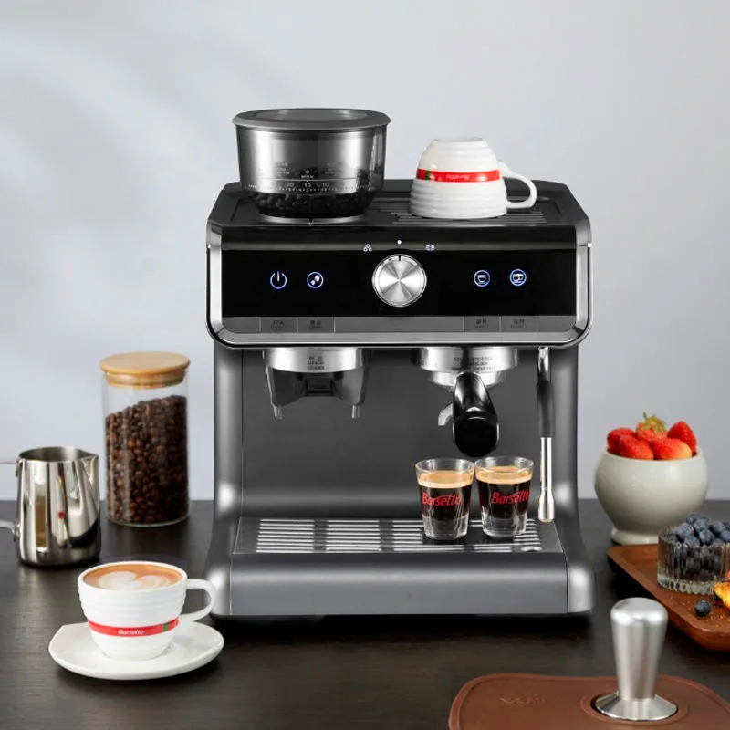 Italy High Quality Semi Automatic Grinder Espresso Coffee Machine For Commercial Car Home