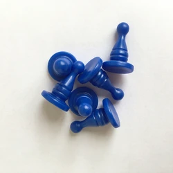 16*25mm Wholesales In Stock Multicolor Chess Piece Tabletop Mini Token Plastic Board Game Pawn