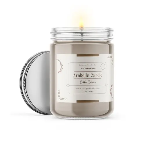 Durable and heat resistant candle label sticker,Luxurious gold foiled candle stickers