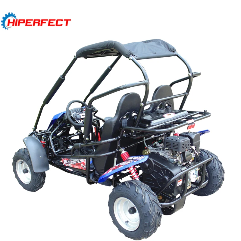 2 seater gas teenager adult pedal racing go kart buggy