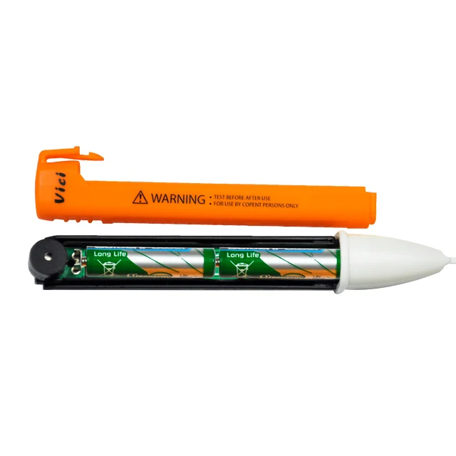 90-1000V Pocket Pen Type Non-contact AC Voltage Detector with Buzzer and Flashlight