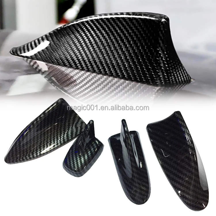 Dry Carbon Fiber Antenna Shark Fin Cover For B/MW G80 G82 M3 M4 2021 2022 Stick on Antenna cover