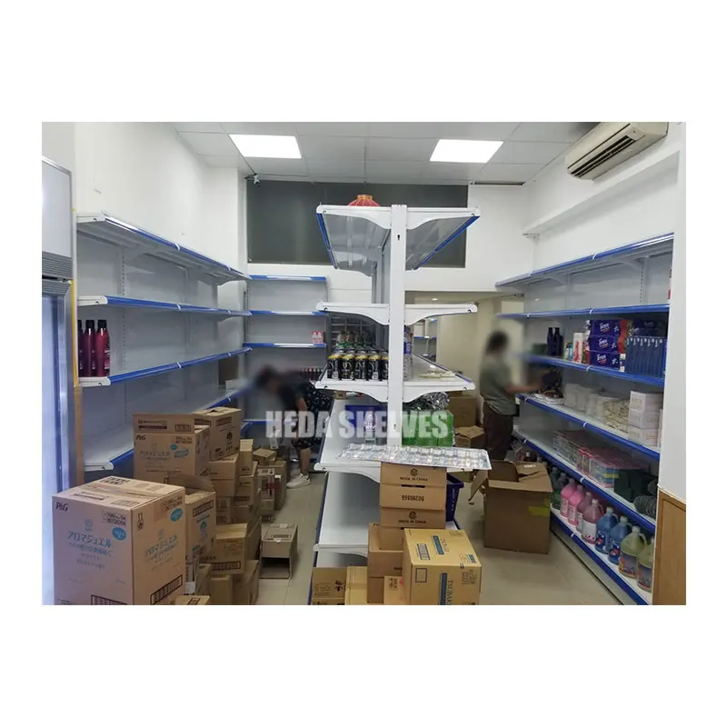 Grocery Store Display Rack Wall Gondola Shelf Convenience Store Display Shelf Wholesale Factory