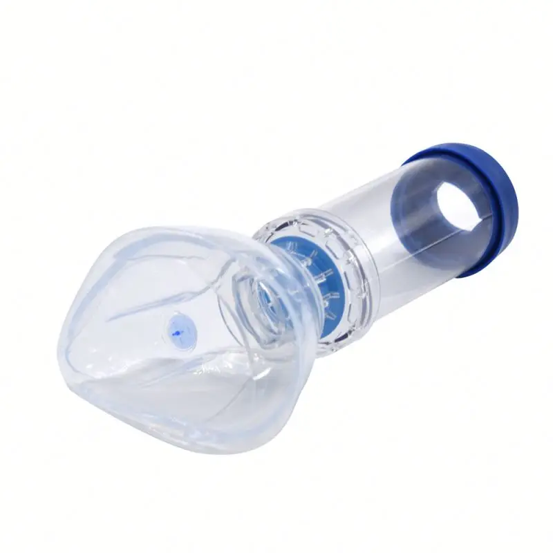 High quality asthma spacer transparent inhaler spacer for child