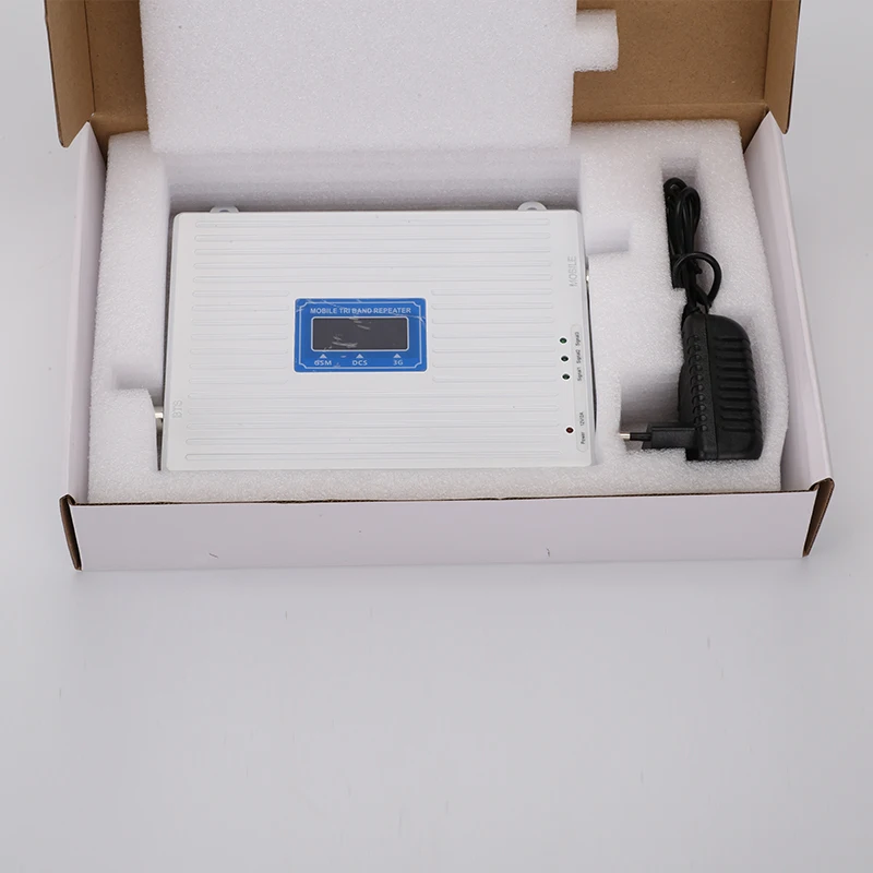 Трехдиапазонный ретранслятор 4G 3G 2G Усилитель сотового сигнала GSM 900 DCS LTE 1800 WCDMA 2100 МГц Мобильный