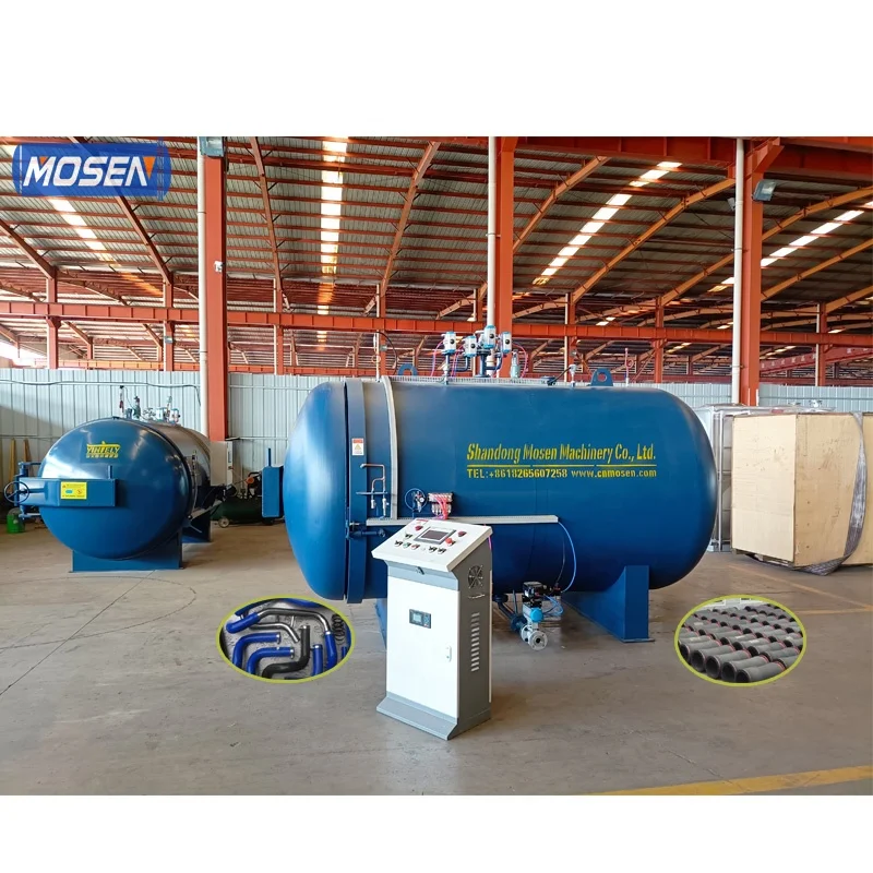 industrial rubber gumming pulley vulcanizing autoclave