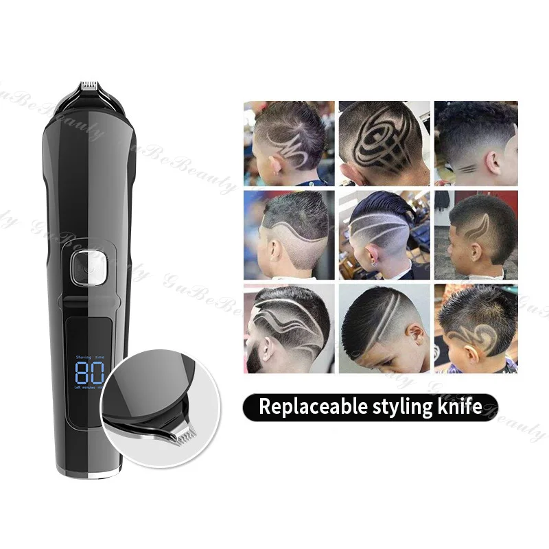 Gubebeauty AMZ hot professional electric hair trimmer hair cutting machine 6 in 1 man hair trimmer set for homeuse salon with CE