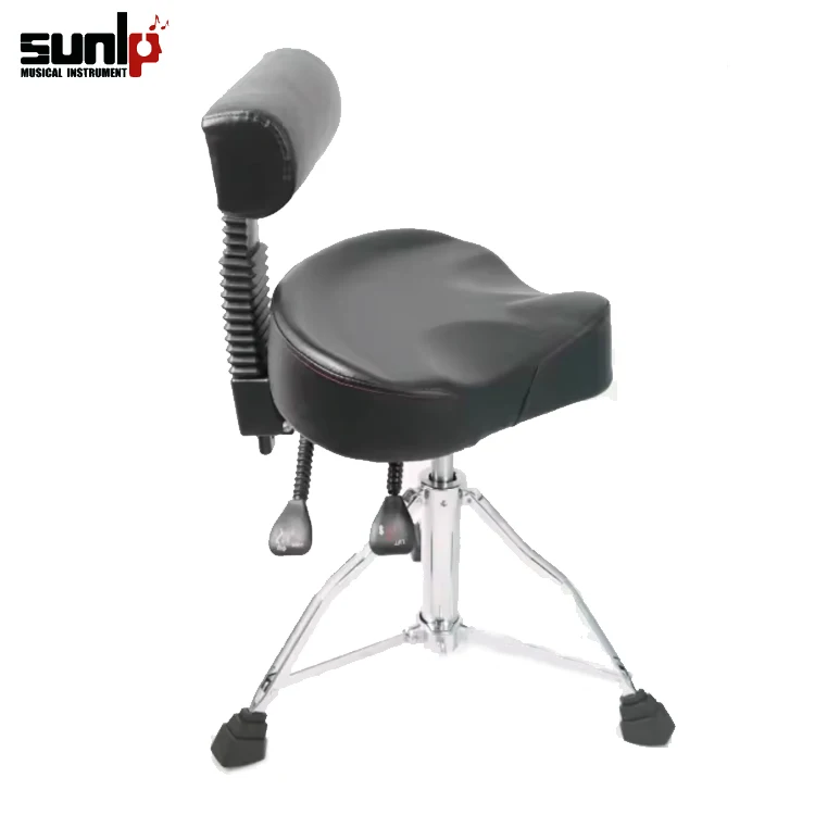 HOTSELL DRUM THRONE WITH BACK and HEIGHT ADJUSTABLE PNEUMATIC DRUM STOOLS FOR ADULT