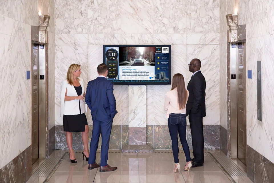 Led Ads Screen B2b Menu Boards Advertising Media Player Wall Mount Hanging Digital Signage And Displays