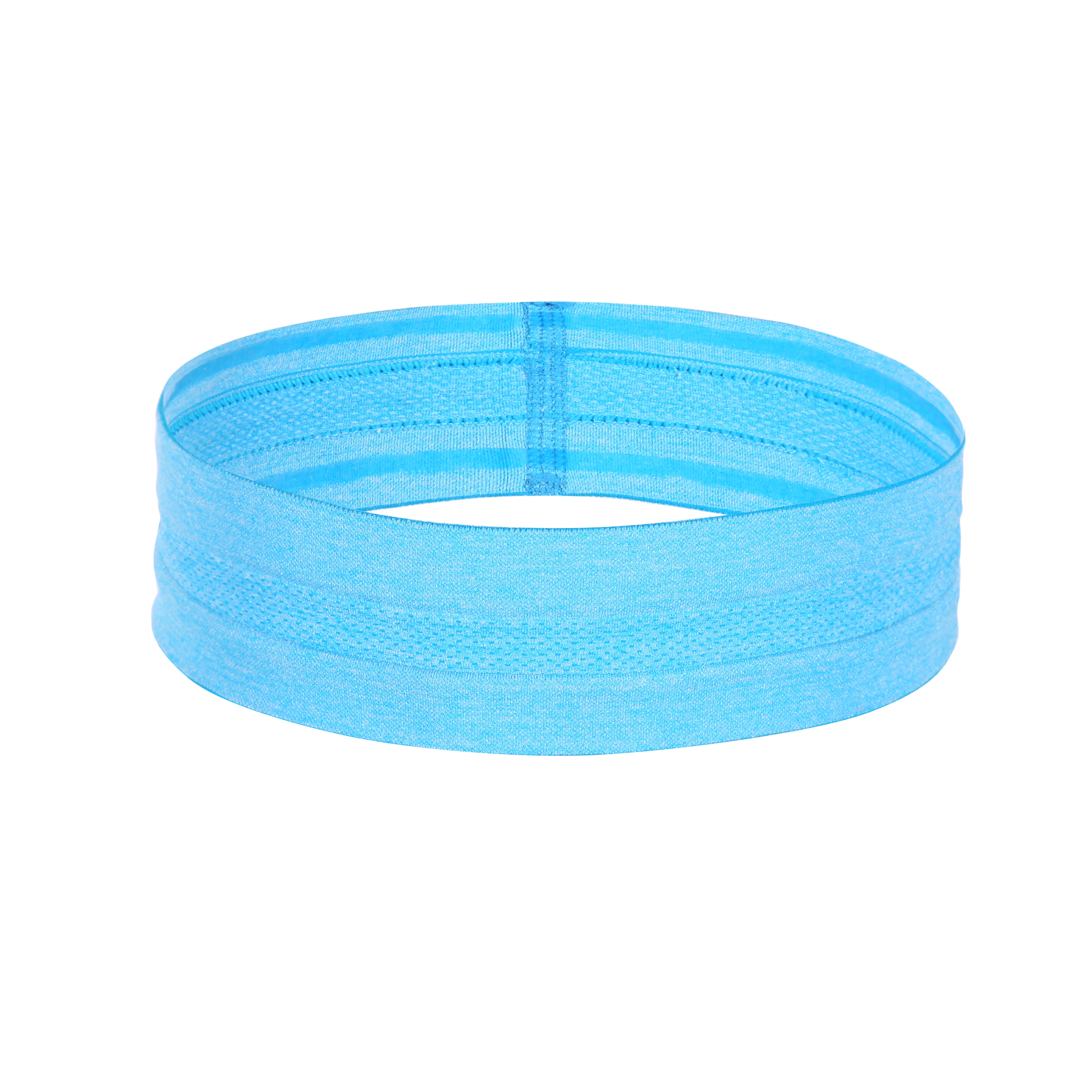 Custom Logo unisex double side Running Unisex Yoga Sports Sweatband Headband